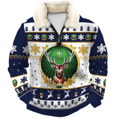 Christmas Ugly Quarter Zip Sweatshirt Collection 196