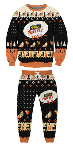 Christmas Ugly Sweatshirt & Sweatpant Set Series 045