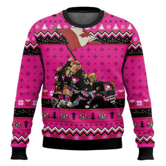 Hart Foundation WWE Ugly Sweater
