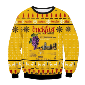 Buckfast Christmas Ugly Sweatshirt Series 033
