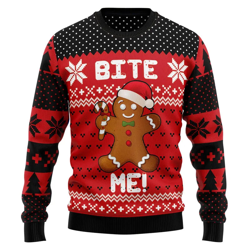 Christmas Gingerbread Ugly Sweater