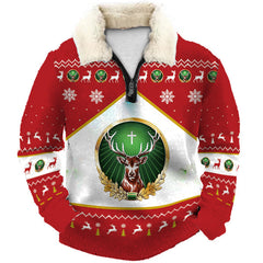Christmas Ugly Quarter Zip Sweatshirt Collection 226