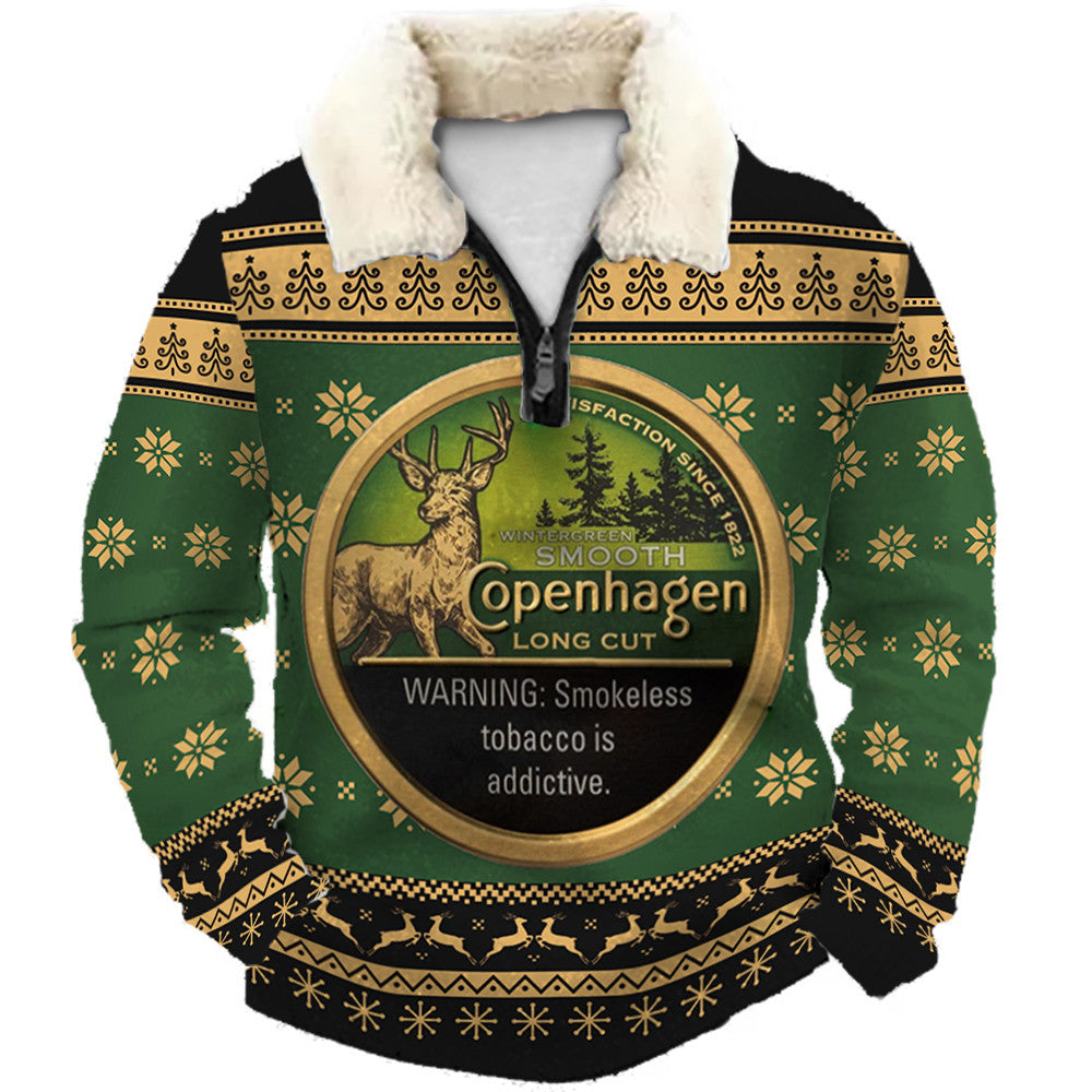 Christmas Ugly Quarter Zip Sweatshirt Collection 266