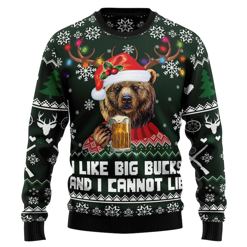 Pet Beer Drinking Ugly Sweater