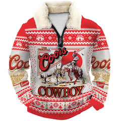Winter Comfort Christmas Ugly Quarter Zip Sweatshirt
